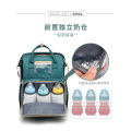 2021 New  Design   Multifunction  Girl Baby  Bag  With  Diaper   Changing  Bed  Mom    Portable  Tarpaulin Backpack Custom